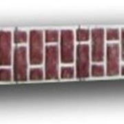 Форма для производства бетонных столбов стеклопластиковые с пазами № 19 (Кирпич) 4 секции