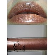 Блеск для губ NYX Round Lip Gloss. Оттенок Bronze Topaz. фото
