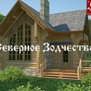 Комплект деревянного дома из бревна, лафета фото