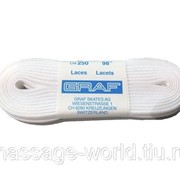 Шнурки для фигурных коньков GRAF Размер 280 см Белый (4132-0-280) фото