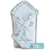 Конверт-одеяльце на выписку Мишка на луне (белый) Anikababy