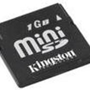 Флеш карта miniSD 1Gb Kingston фото