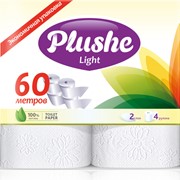 Туалетная бумага Plushe Light 60 метров фото