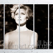 Модульна картина на полотні Погляд код КМ100150(150)-248-MIL фото