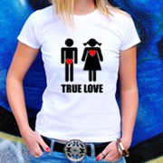 Мужская футболка True love фото