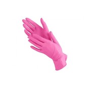 Перчатки нитриловые Nitrile XS (розовые), 100 шт (50 пар) фото