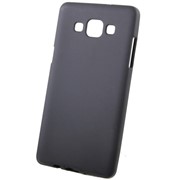 Чехол силиконовый матовый для Samsung Galaxy A5 черный фотография