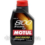 Моторное масло MOTUL 8100 X-Clean SAE 5W-30 1л фото
