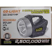 Фонарь аккумуляторный светодиодный GD-LIGHT GD-3401 HP фото