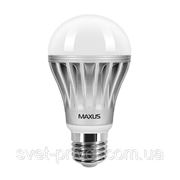 Светодиодная лампа Maxus LED-249 A60 10W 3000K 220V E27 AL фото