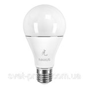 Светодиодная лампа Maxus LED-462 A65 12W 4100K 220V E27 AP фото