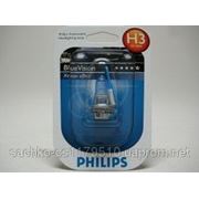 Автомобильная лампа Philips H3 с авт. системой стабилизации “BlueVision“ фотография