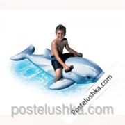 Детский надувной плотик Intex 58539 Дельфин 201x76 см. фото