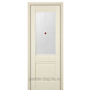 Межкомнатная дверь ProfilDoors (ПрофильДорс) Экошпон 2X Ясень Белый стекло (комплект) фото