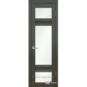 Межкомнатная дверь Топ-Комплект Экошпон Орфей Мелинга Венге стекло (комплект) фото
