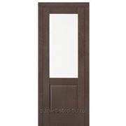 Межкомнатная дверь Топ-Комплект Экошпон Тоскана Венге стекло (комплект) фото