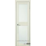 Межкомнатная дверь Топ-Комплект Экошпон Муза Мелинга Ясень Белый стекло (комплект) фото