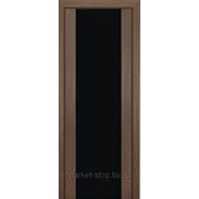 Межкомнатная дверь ProfilDoors (ПрофильДорс) Экошпон 8X Мелинга Венге стекло (комплект) фото