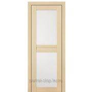 Межкомнатная дверь Топ-Комплект Экошпон Муза Ольха стекло (комплект) фото