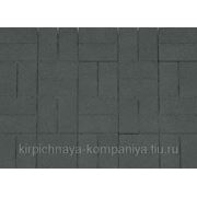 Тротуарная плитка Кирпичик Standard черный фотография