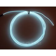 Светящийся провод, холодный неон 3-го пок., белый - 2,6 мм фотография