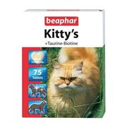 Витамины для кошек Beaphar Kitty's Taurin + Biotin, 75 табл. фото