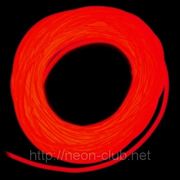 Холодный неон / электролюминисцетный провод 2-го поколения 1,4 мм, красный (розница, опт) фото