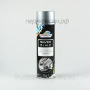 SILVERZINC Грунт-эмаль цинк-акриловая серебристая аэрозоль 500мл/уп12 фото