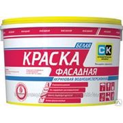 Краска акриловая фасадная морозостойкая Строительные краски, 14 кг фото