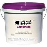 EinzA mix Latexfarbe (15 л.) Краска ПРЕМИУМ КЛАССА для стен и потолков. Шелк-блестящая. База (A) фотография