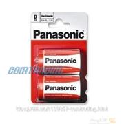 Батарейка D PANASONIC Red Zink Zink-Carbon BLI 2шт (R20REL/2BPR) фото