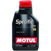 Моторное масло MOTUL Specific 0720 5w30 5л. фото