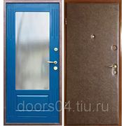 Входные двери с отделкой МДФ (с зеркалом) + ВИНИЛ фото
