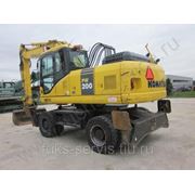 Komatsu колесный экскаватор Komatsu PW 200 фото