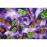 Плательно - блузочная ткань “ Цветы на воде“ фото