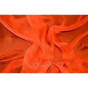 Шелк шифон - оранжевый фотография
