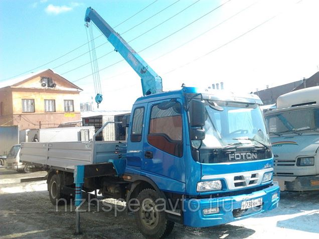Кран манипулятор foton