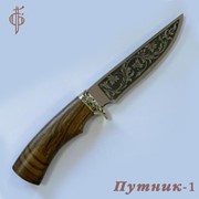 Нож Путник-1 (95х18), орех. Арт. 8015 фото