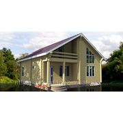 Коттеджи деревянные фото