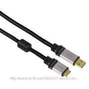 HAMA AM/micro B Кабель интерфейсный USB 3.0 1.8 м, двойное экранирование, цельнометаллические штеккеры, черный H-53771 (арт. H-53771) фотография