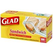 Glad Zipper Sandwich (пакеты для сендвичей с молнией) фото
