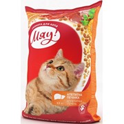 Сухой корм для котов с добавкой печени 11кг - МЯУ фото