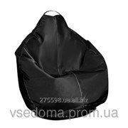 Черное кресло-мешок груша 100*75 см из ткани Оксфорд S-100*75 см, Черный фото