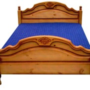 Кровать из массива сосны “Монарх“ фото