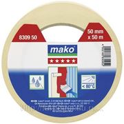 Mako Скотч малярный 50м х 19мм (до 80°С) жёлтый