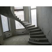 Монолитная лестница. Бетон. фотография