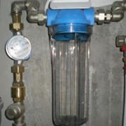 Установка фильтров воды грубой очистки