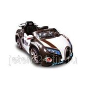 Электромобиль TjaGo - Bugatti (бело/коричн) 118SX (арт.325346) фото