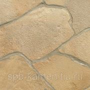 Облицовочный песчаник жёлто-песочный, толщина 2 - 2,5 см фото