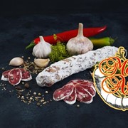 Салями Тоскана (Salame Toscana) свиная сыровяленая колбаса фотография